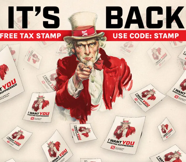 Free Tax Stamp promo graphic