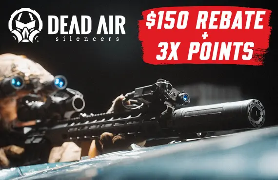 Dead Air $150 Rebate and 3x points